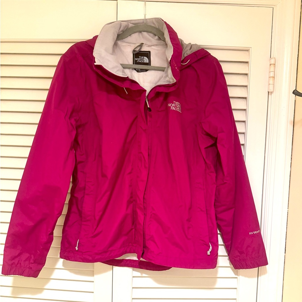 Northface Pink Rain/Wind Jacket (size medium)